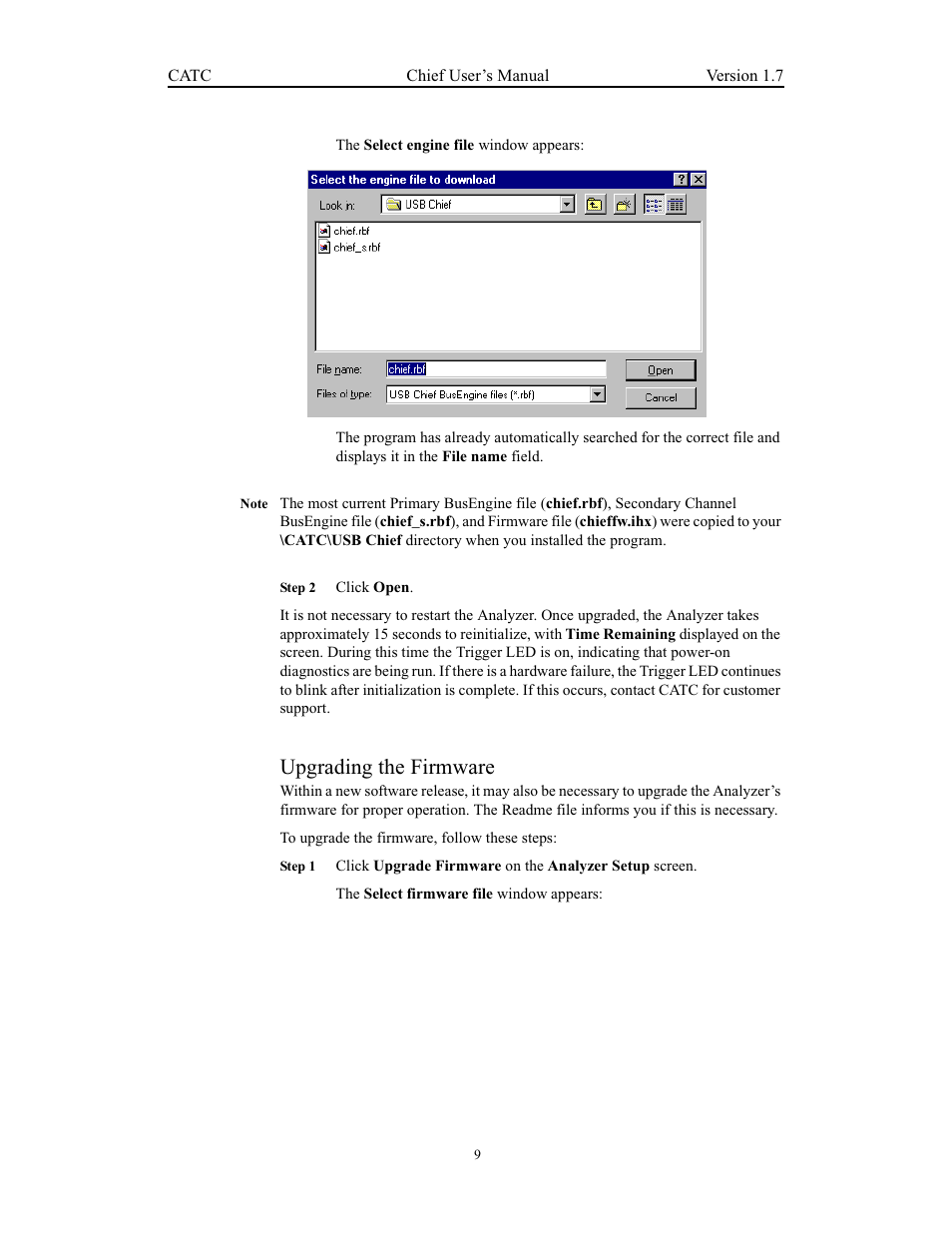 Upgrading the firmware | Teledyne LeCroy USB Chief - Users Manual User Manual | Page 17 / 133