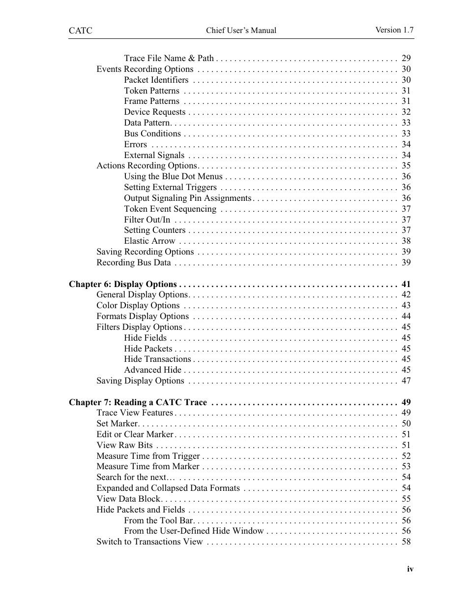 Teledyne LeCroy USB Chief - Users Manual User Manual | Page 4 / 133