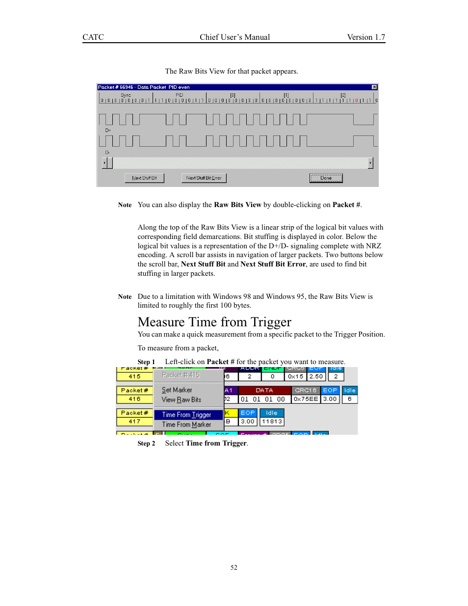 Measure time from trigger | Teledyne LeCroy USB Chief - Users Manual User Manual | Page 60 / 133