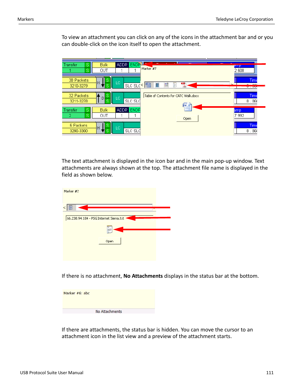 Text | Teledyne LeCroy USB Protocol Suite User Manual (Voyager_Advisor T3_Mercury) User Manual | Page 111 / 414