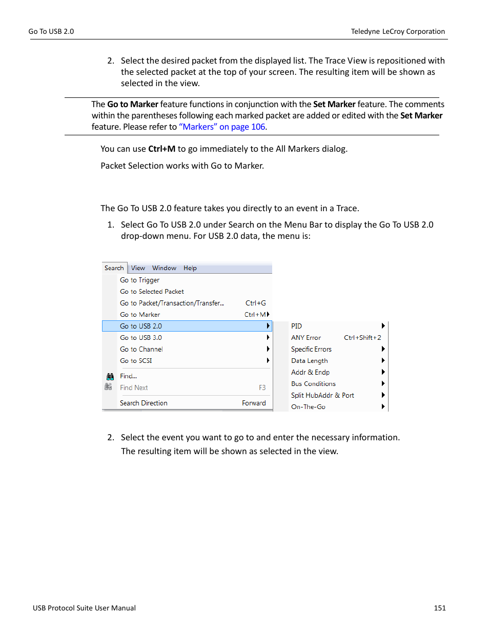 5 go to usb 2.0 | Teledyne LeCroy USB Protocol Suite User Manual (Voyager_Advisor T3_Mercury) User Manual | Page 151 / 414