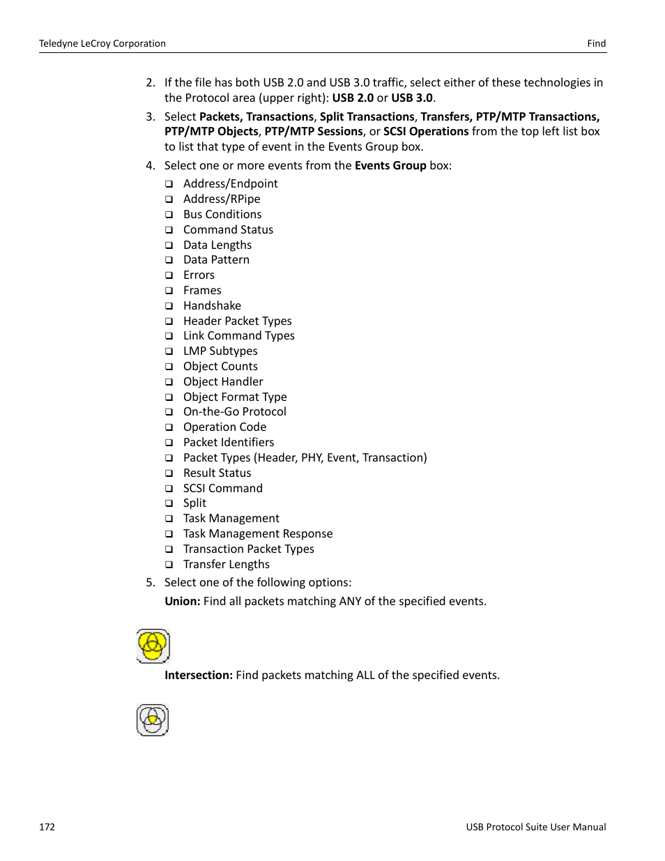 Teledyne LeCroy USB Protocol Suite User Manual (Voyager_Advisor T3_Mercury) User Manual | Page 172 / 414