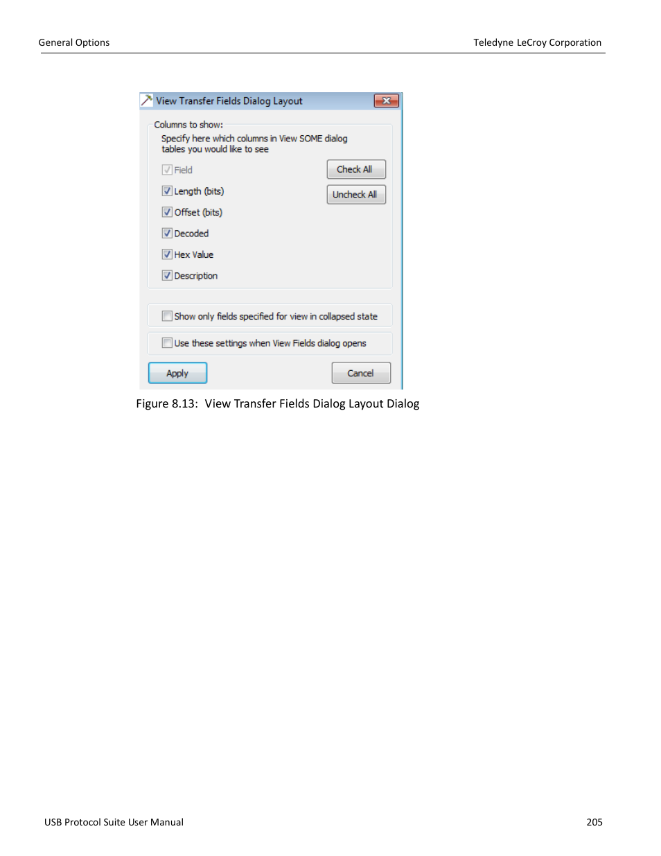 Teledyne LeCroy USB Protocol Suite User Manual (Voyager_Advisor T3_Mercury) User Manual | Page 205 / 414