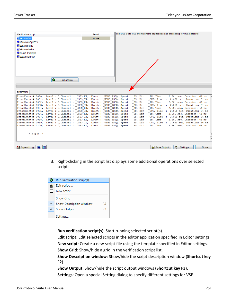 Teledyne LeCroy USB Protocol Suite User Manual (Voyager_Advisor T3_Mercury) User Manual | Page 251 / 414