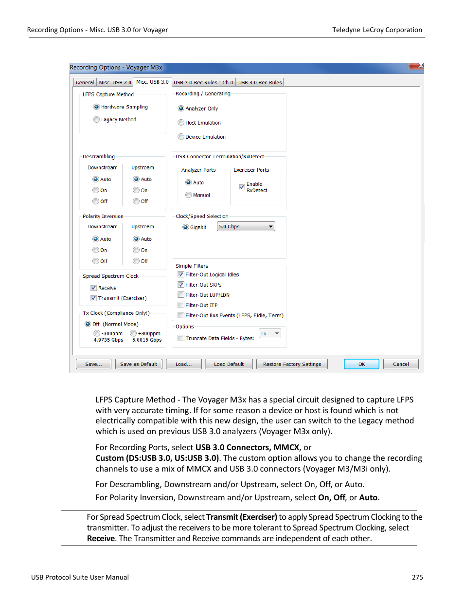 Teledyne LeCroy USB Protocol Suite User Manual (Voyager_Advisor T3_Mercury) User Manual | Page 275 / 414