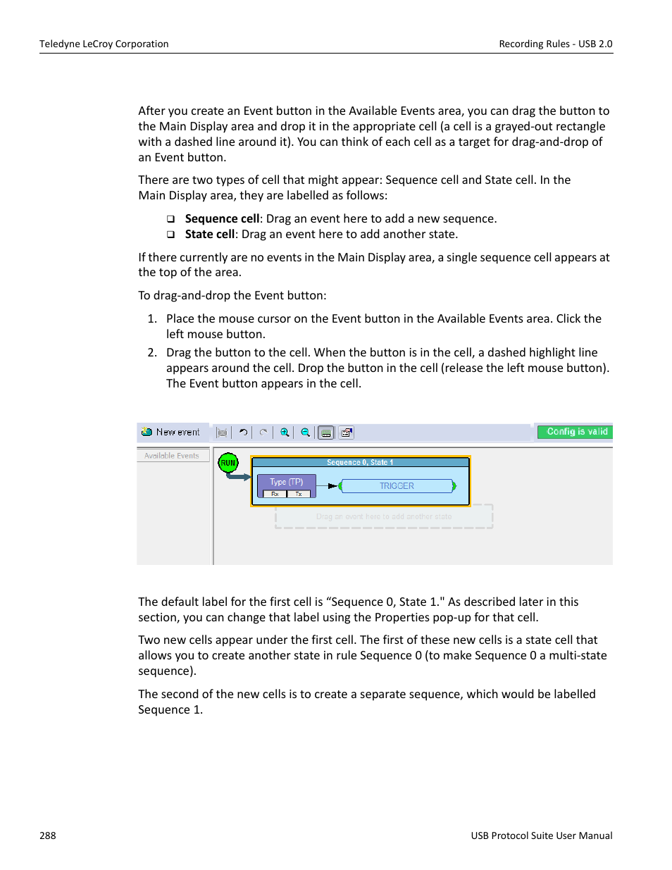 4 dragging a button to the main display area | Teledyne LeCroy USB Protocol Suite User Manual (Voyager_Advisor T3_Mercury) User Manual | Page 288 / 414