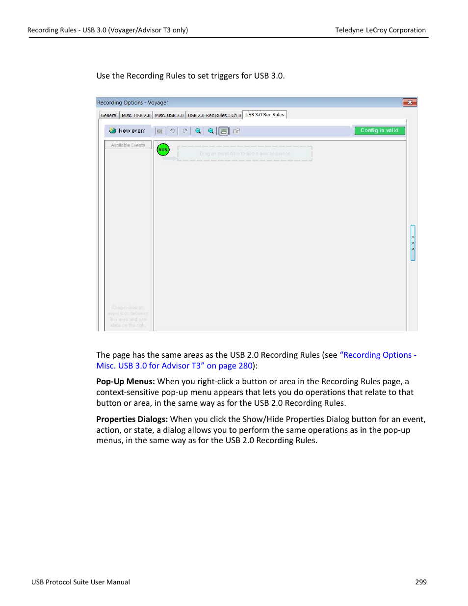 Teledyne LeCroy USB Protocol Suite User Manual (Voyager_Advisor T3_Mercury) User Manual | Page 299 / 414