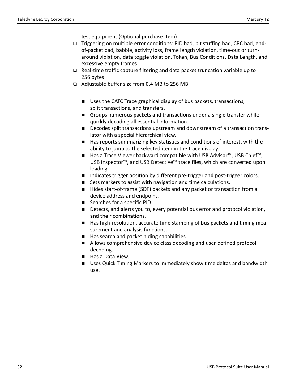 Display options | Teledyne LeCroy USB Protocol Suite User Manual (Voyager_Advisor T3_Mercury) User Manual | Page 32 / 414