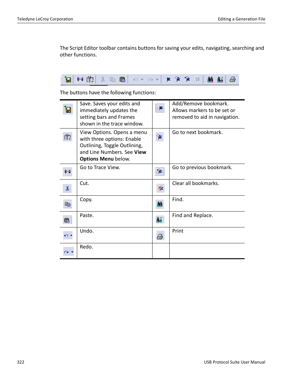 1 toolbar | Teledyne LeCroy USB Protocol Suite User Manual (Voyager_Advisor T3_Mercury) User Manual | Page 322 / 414