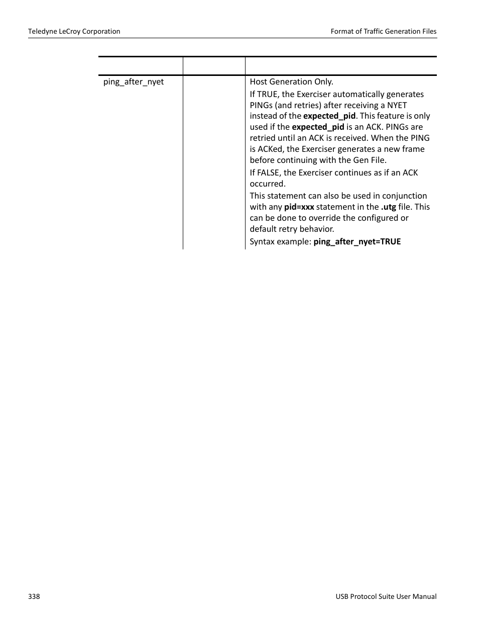 Teledyne LeCroy USB Protocol Suite User Manual (Voyager_Advisor T3_Mercury) User Manual | Page 338 / 414