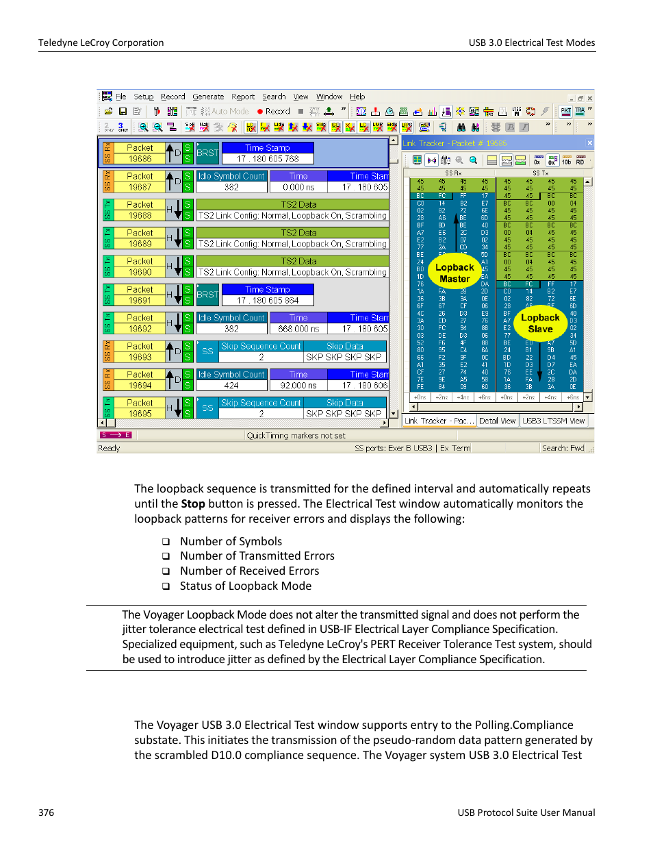 2 compliance mode | Teledyne LeCroy USB Protocol Suite User Manual (Voyager_Advisor T3_Mercury) User Manual | Page 376 / 414