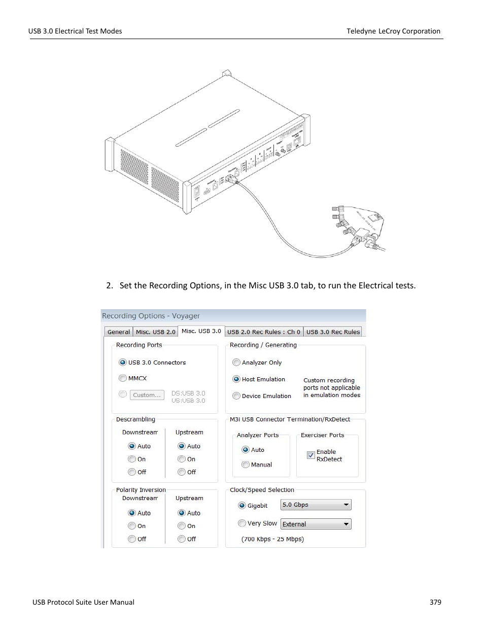 Teledyne LeCroy USB Protocol Suite User Manual (Voyager_Advisor T3_Mercury) User Manual | Page 379 / 414