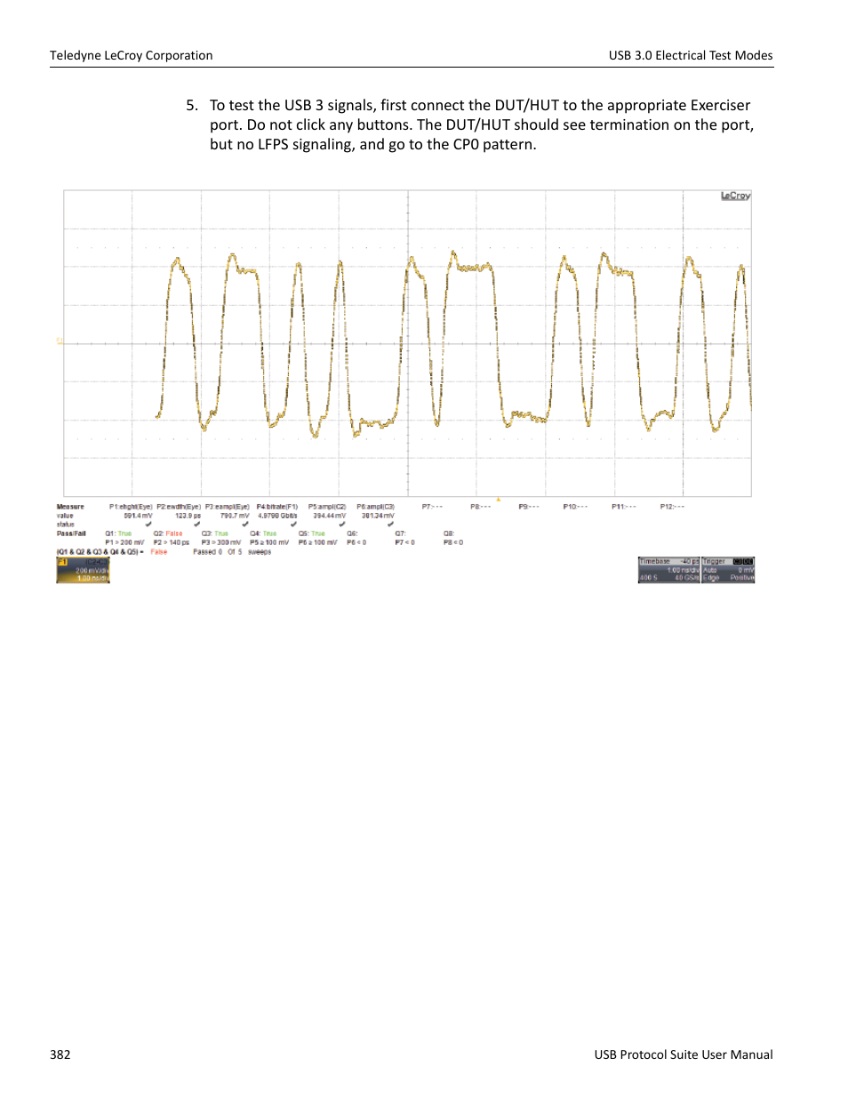 Teledyne LeCroy USB Protocol Suite User Manual (Voyager_Advisor T3_Mercury) User Manual | Page 382 / 414