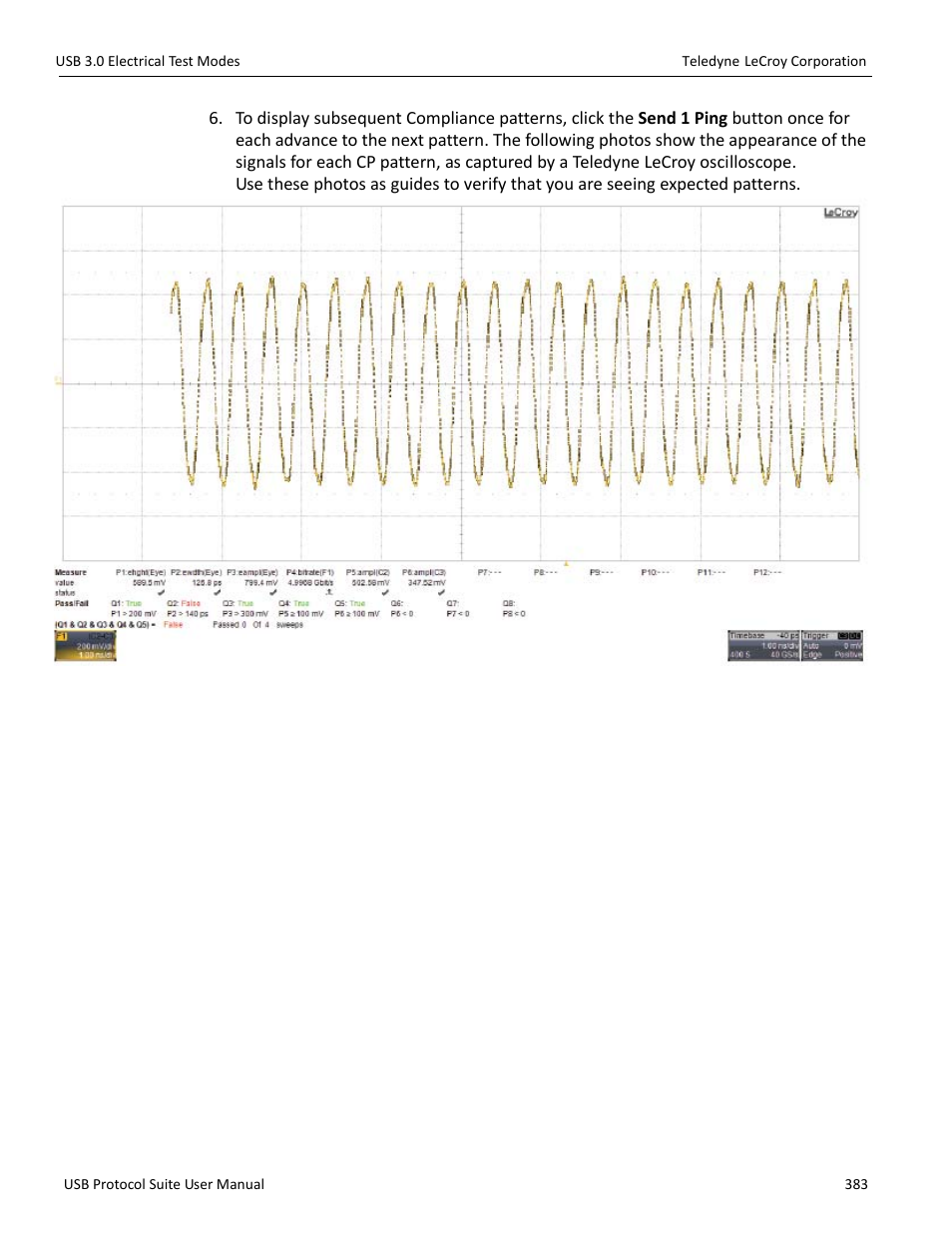 Teledyne LeCroy USB Protocol Suite User Manual (Voyager_Advisor T3_Mercury) User Manual | Page 383 / 414