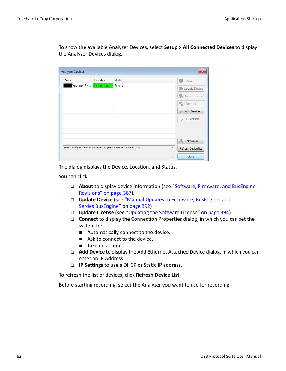 2 analyzer devices | Teledyne LeCroy USB Protocol Suite User Manual (Voyager_Advisor T3_Mercury) User Manual | Page 62 / 414