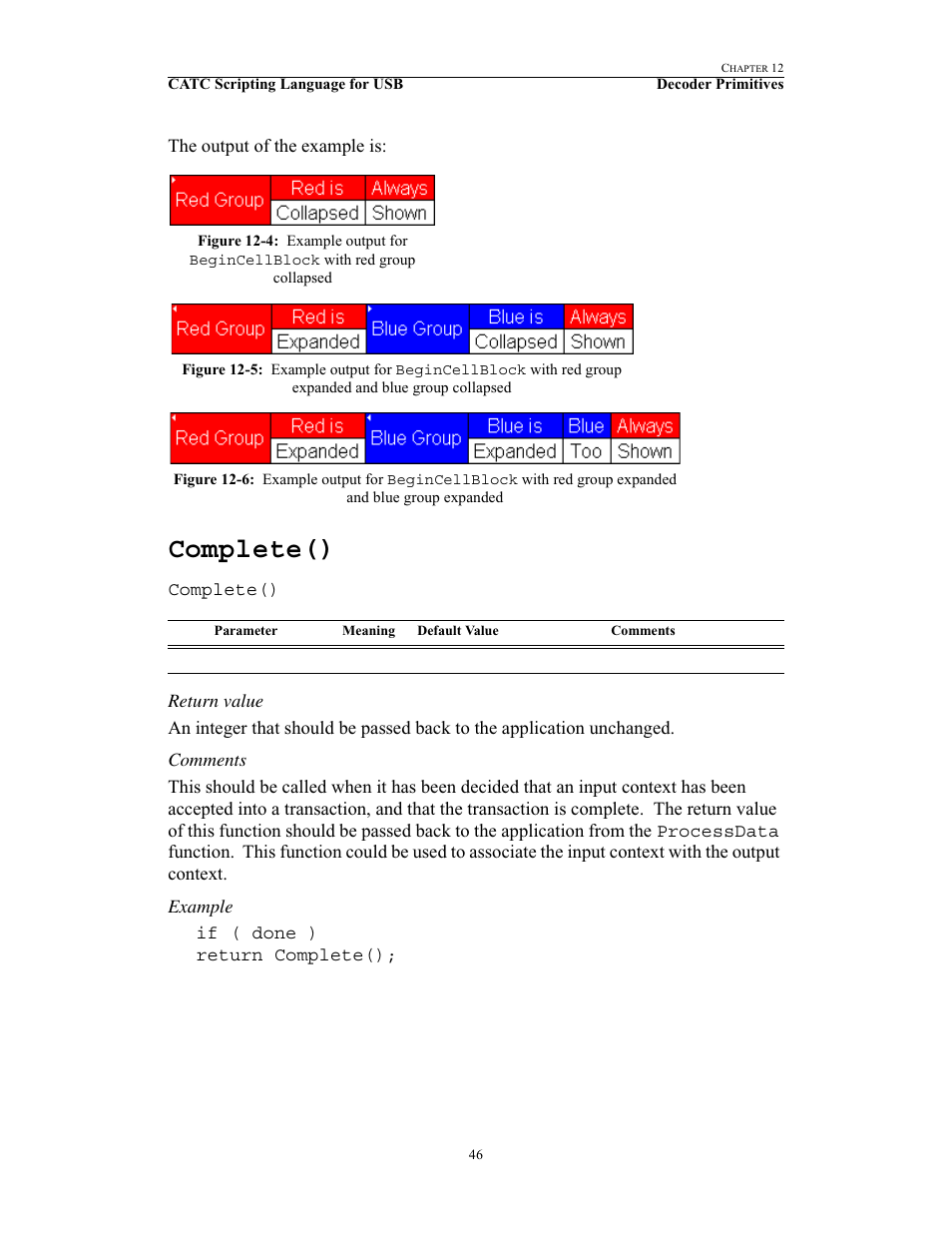 Complete() | Teledyne LeCroy USB Script Decode Manual User Manual | Page 52 / 90