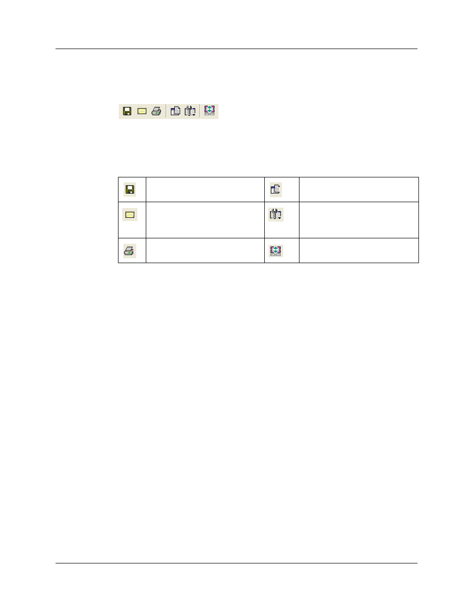 Traffic summary buttons, Using the traffic summary, Traffic summary buttons using the traffic summary | Figure 9.6 traffic summary toolbar, Table 9.1 traffic summary buttons | Teledyne LeCroy UWBTracer User Manual User Manual | Page 129 / 334