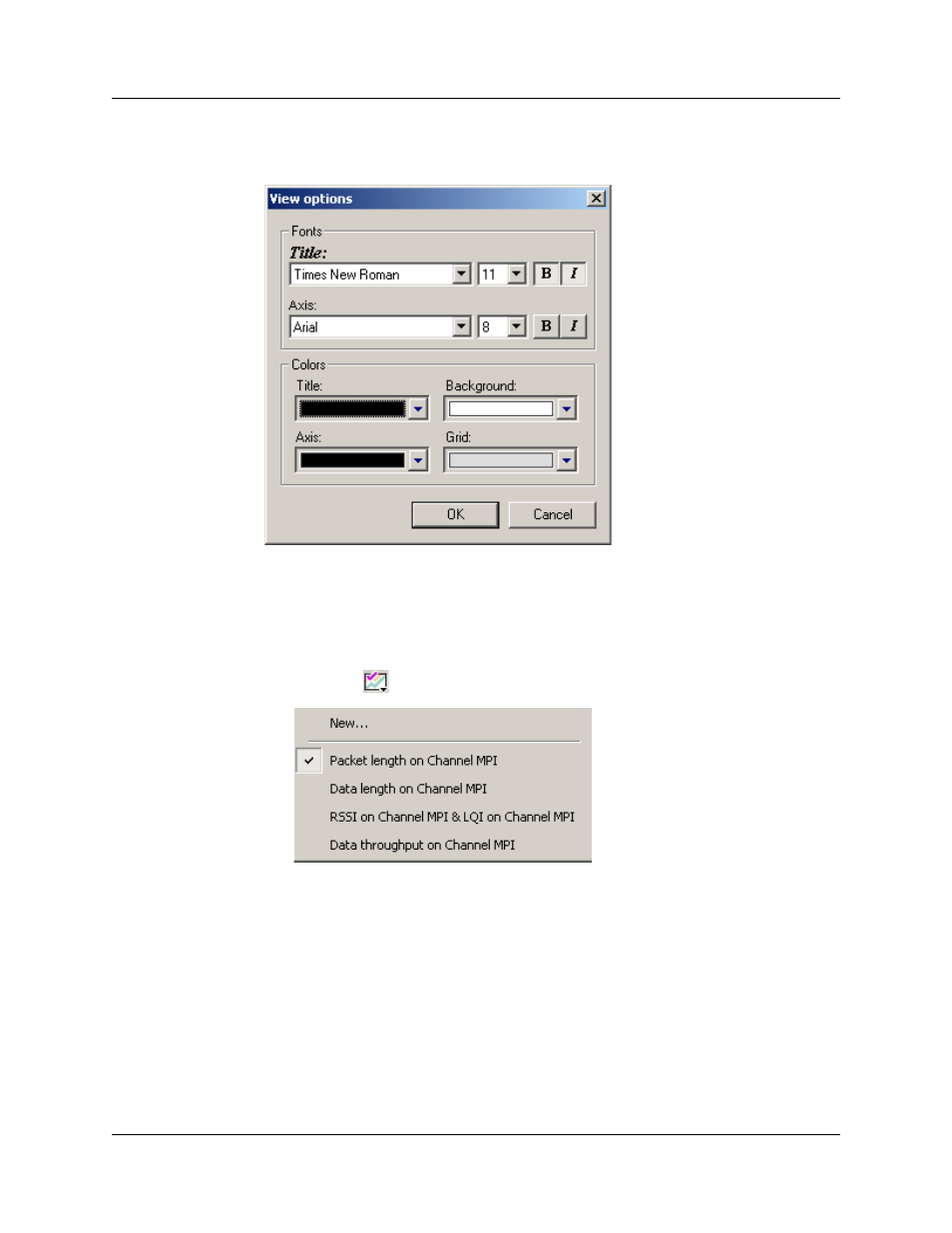 Graph areas menu | Teledyne LeCroy UWBTracer User Manual User Manual | Page 147 / 334