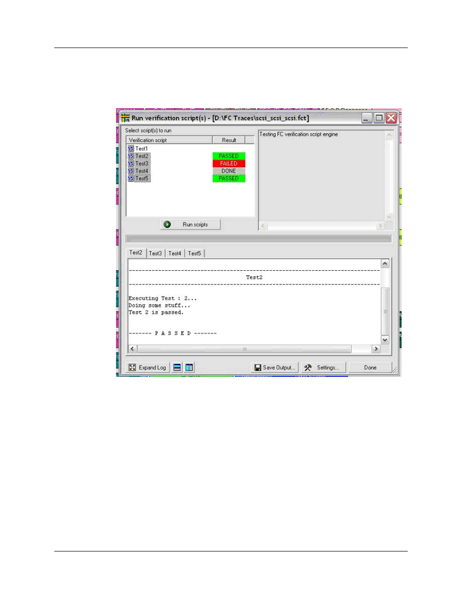 Figure 9.44 run verification scripts run | Teledyne LeCroy UWBTracer User Manual User Manual | Page 160 / 334