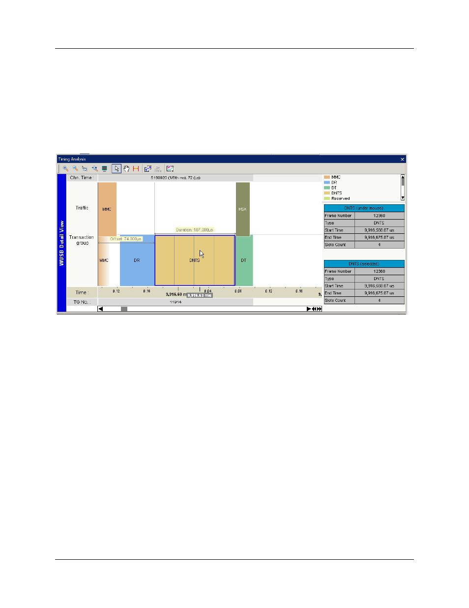 Figure 9.52 wusb detail view | Teledyne LeCroy UWBTracer User Manual User Manual | Page 169 / 334