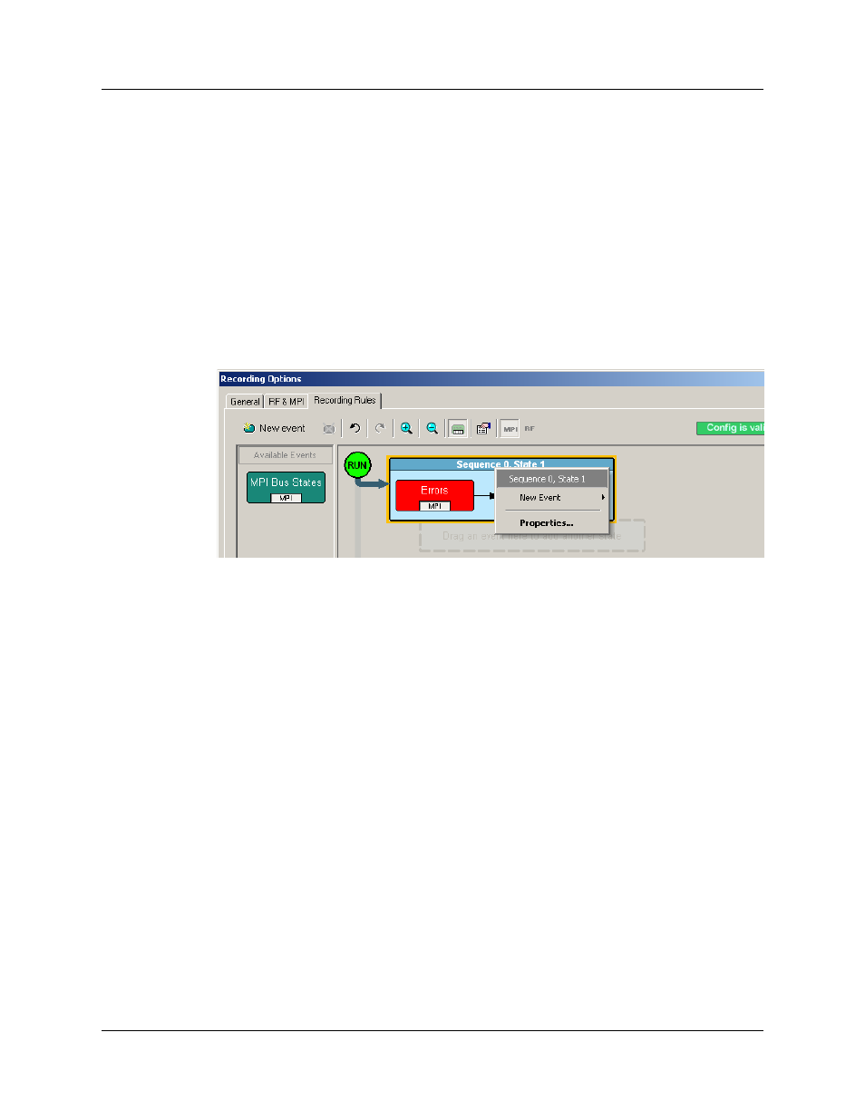 Recording rules pop-up menus, Figure 12.17 sequence pop-up menu | Teledyne LeCroy UWBTracer User Manual User Manual | Page 217 / 334