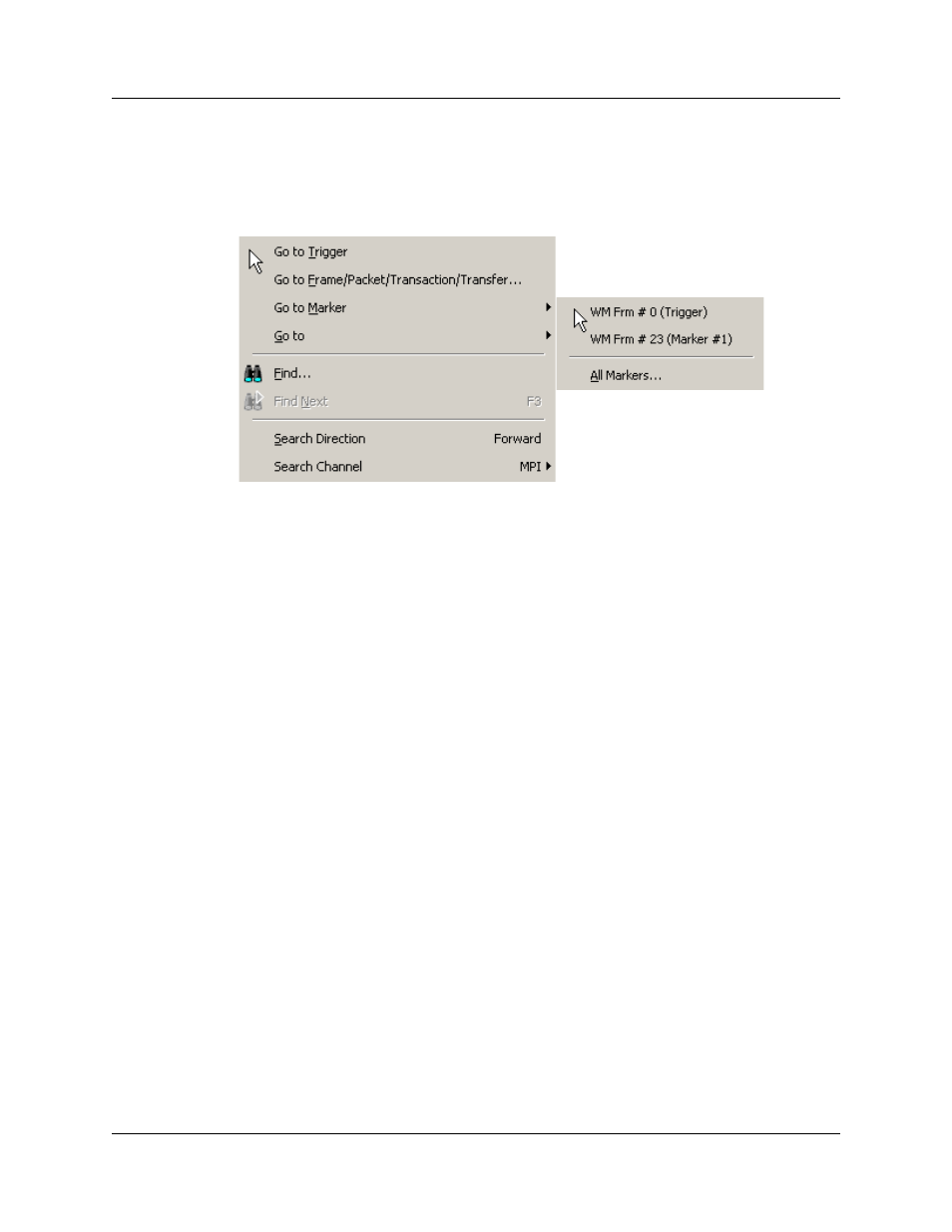 4 go to marker, Figure 5.3 selecting go to marker | Teledyne LeCroy UWBTracer User Manual User Manual | Page 75 / 334