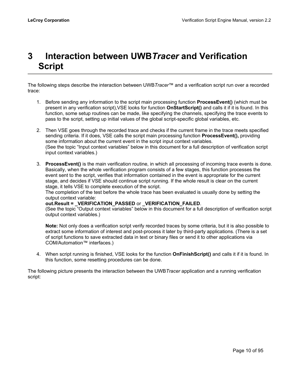 Teledyne LeCroy UWBTracer Verification Script Engine Manual User Manual | Page 10 / 95