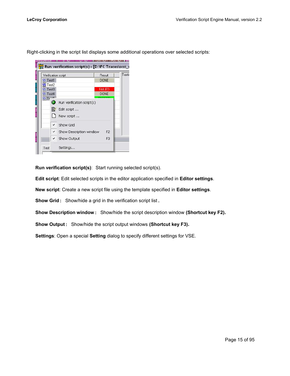 Teledyne LeCroy UWBTracer Verification Script Engine Manual User Manual | Page 15 / 95