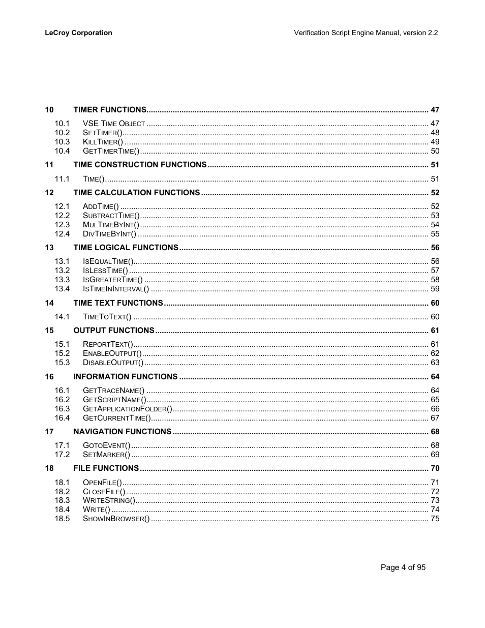Teledyne LeCroy UWBTracer Verification Script Engine Manual User Manual | Page 4 / 95