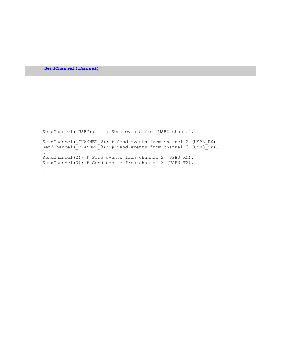 4 sendchannel(), Hannel | Teledyne LeCroy Verification Script Engine (VSE) Manual User Manual | Page 41 / 115