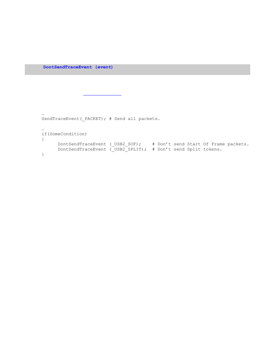 9 dontsendtraceevent(), Race, Vent | Teledyne LeCroy Verification Script Engine (VSE) Manual User Manual | Page 46 / 115