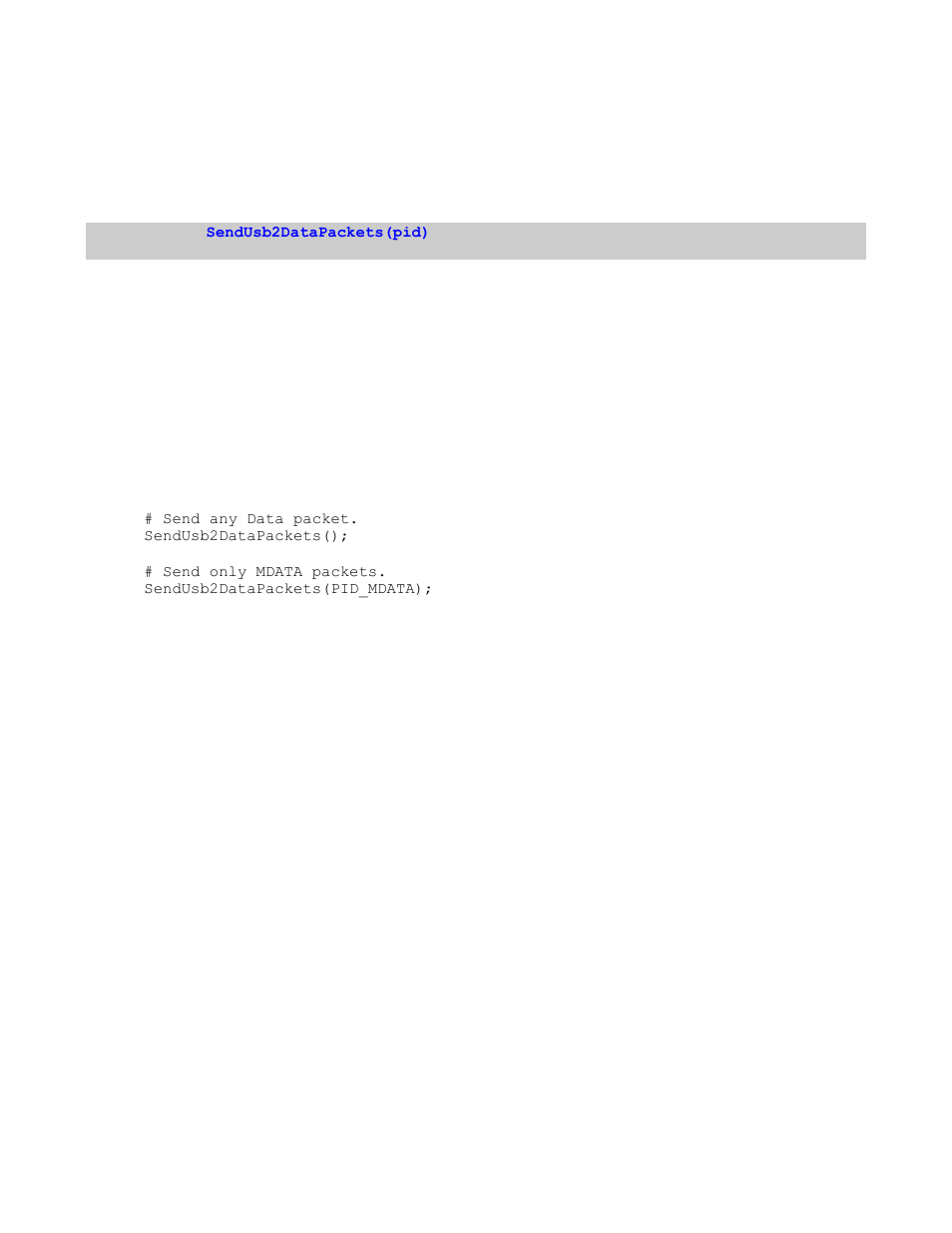 15 sendusb2datapackets (), Ackets | Teledyne LeCroy Verification Script Engine (VSE) Manual User Manual | Page 52 / 115