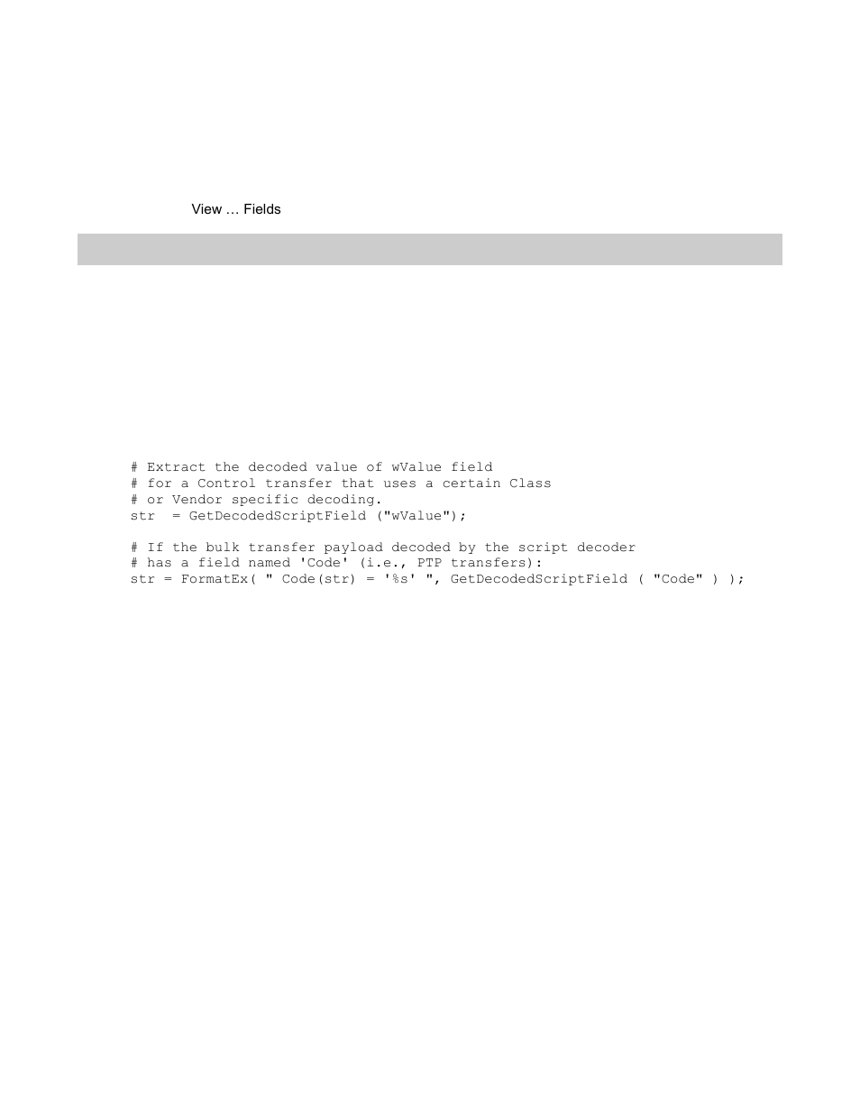 3 getdecodedscriptfield(), Ecoded, Cript | Ield | Teledyne LeCroy Verification Script Engine (VSE) Manual User Manual | Page 59 / 115