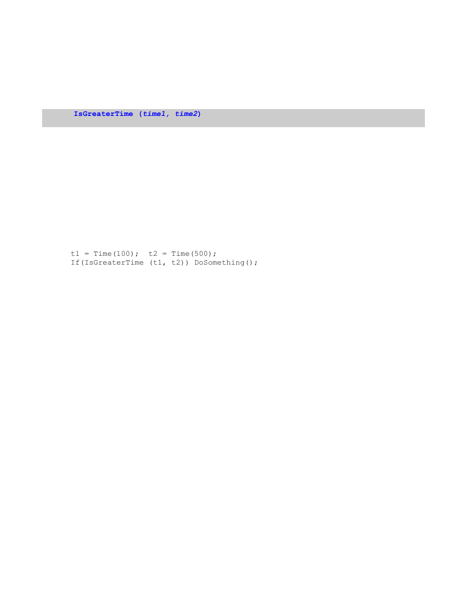 3 isgreatertime(), Reater | Teledyne LeCroy Verification Script Engine (VSE) Manual User Manual | Page 72 / 115