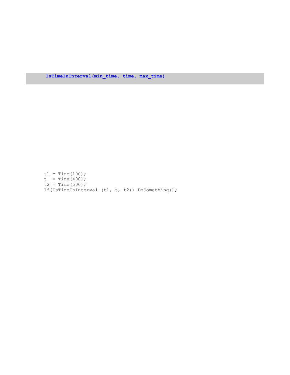 4 istimeininterval(), Nterval | Teledyne LeCroy Verification Script Engine (VSE) Manual User Manual | Page 73 / 115