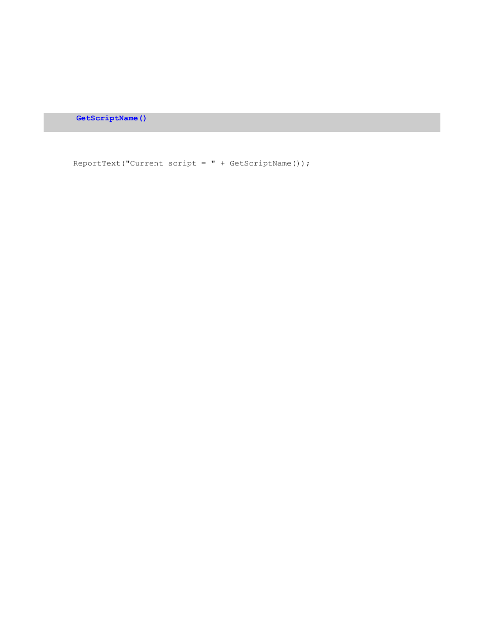 2 getscriptname(), Cript | Teledyne LeCroy Verification Script Engine (VSE) Manual User Manual | Page 79 / 115