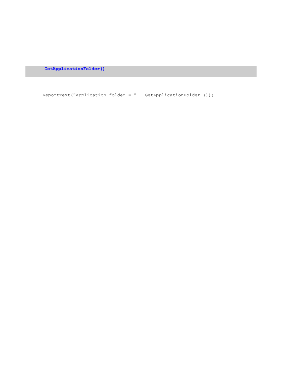 3 getapplicationfolder(), Pplication, Older | Teledyne LeCroy Verification Script Engine (VSE) Manual User Manual | Page 80 / 115