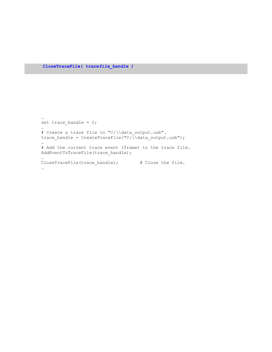 2 closetracefile(), Lose, Race | Teledyne LeCroy Verification Script Engine (VSE) Manual User Manual | Page 98 / 115