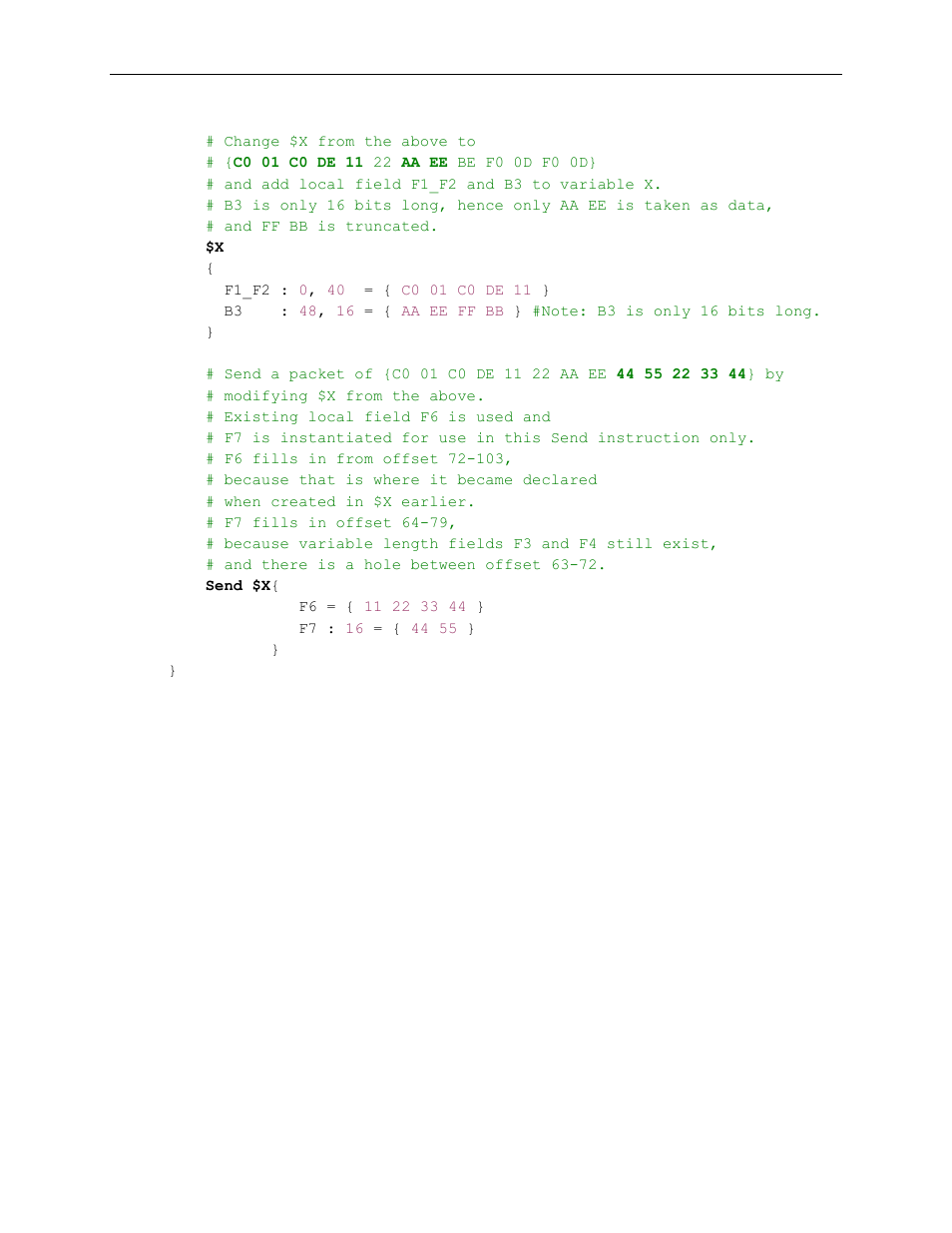 Teledyne LeCroy Voyager Exerciser Generation Script Language Manual User Manual | Page 109 / 167