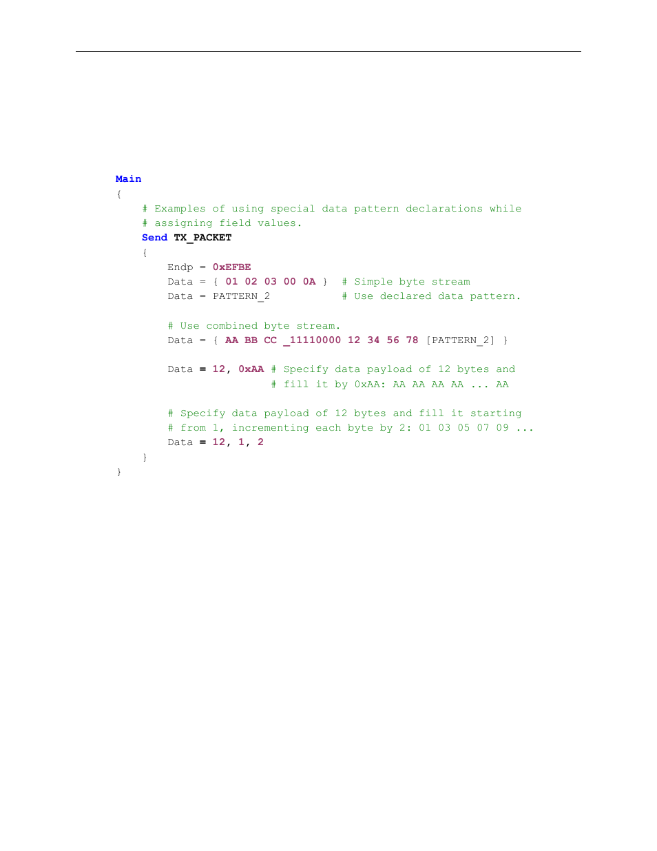 Teledyne LeCroy Voyager Exerciser Generation Script Language Manual User Manual | Page 111 / 167