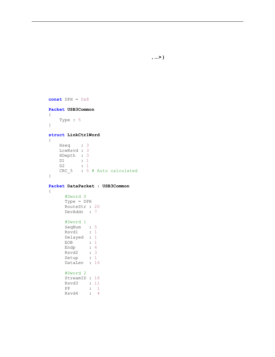 4 ptracetemplate( ) : parser trace template, Ptracetemplate( ) : parser trace template, Ptracetemplate | Teledyne LeCroy Voyager Exerciser Generation Script Language Manual User Manual | Page 136 / 167
