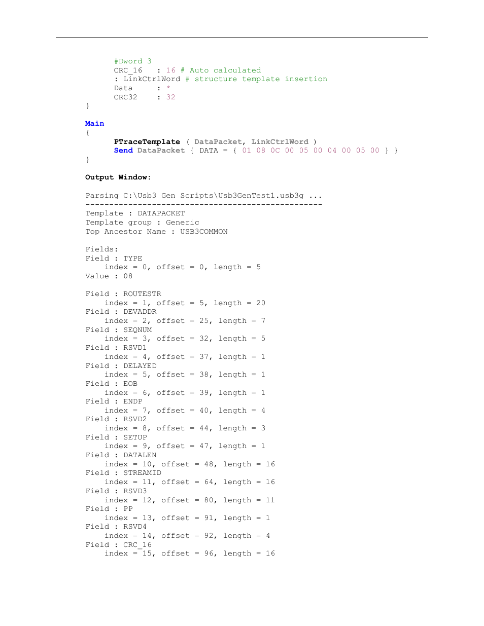 Teledyne LeCroy Voyager Exerciser Generation Script Language Manual User Manual | Page 137 / 167