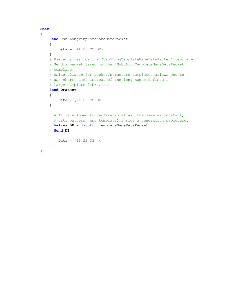 Teledyne LeCroy Voyager Exerciser Generation Script Language Manual User Manual | Page 140 / 167