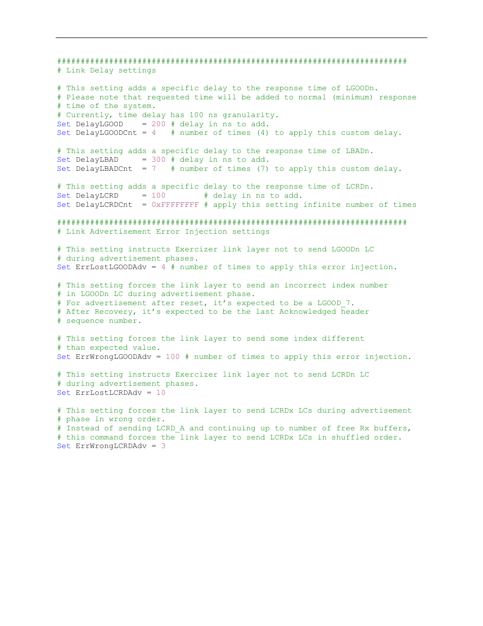 Teledyne LeCroy Voyager Exerciser Generation Script Language Manual User Manual | Page 144 / 167