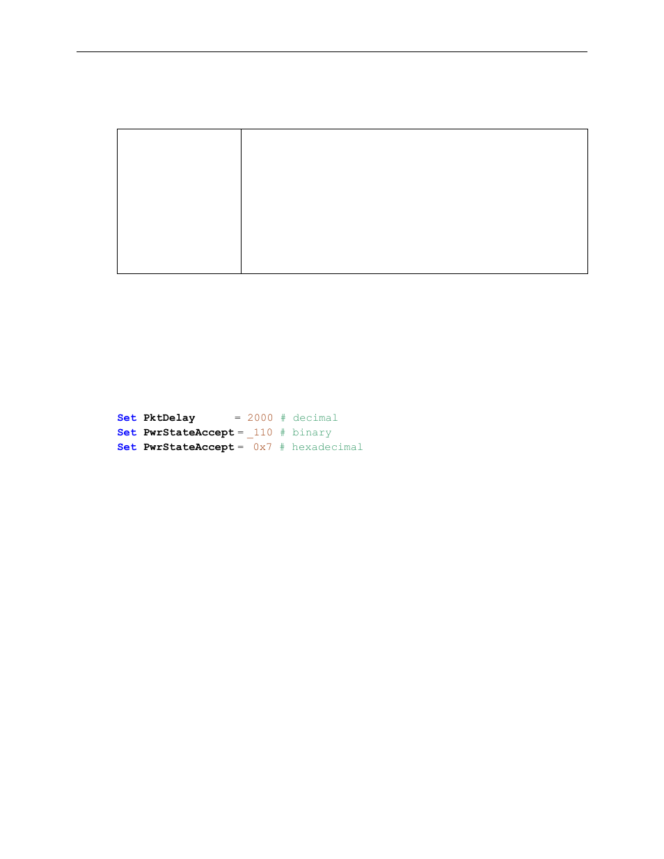 12 device emulation settings, 13 generation settings syntax, Device emulation settings | Generation settings syntax | Teledyne LeCroy Voyager Exerciser Generation Script Language Manual User Manual | Page 38 / 167