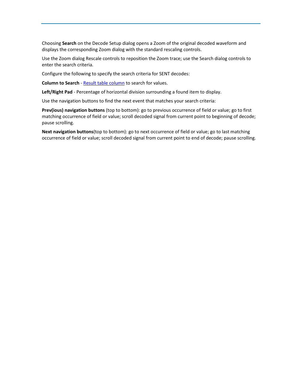 Search waveform | Teledyne LeCroy SENT Decoder User Manual | Page 11 / 16
