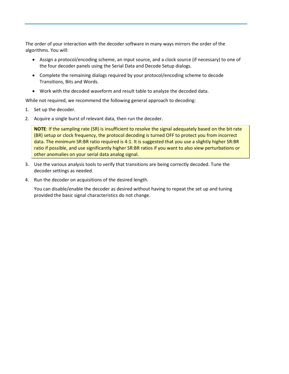 General approach | Teledyne LeCroy SENT Decoder User Manual | Page 6 / 16