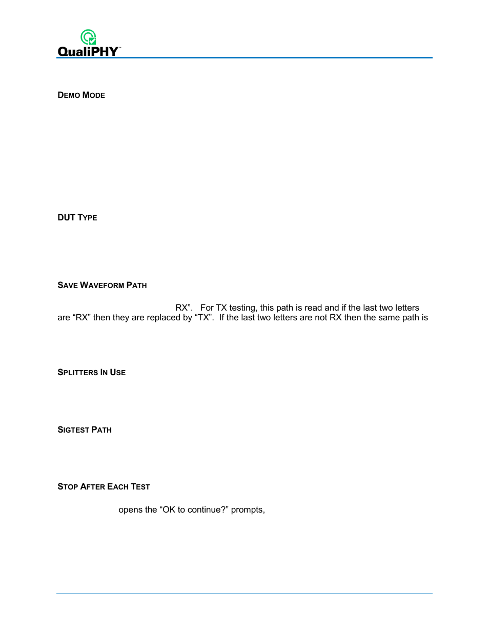 Qphy-pcie3-txrx variables | Teledyne LeCroy QPHY-PCIe3-Tx-Rx User Manual | Page 24 / 32