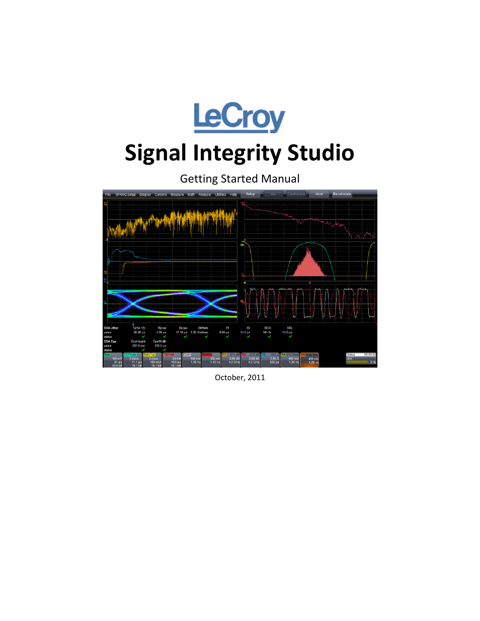 Teledyne LeCroy Signal Integrity Studio User Manual | 14 pages