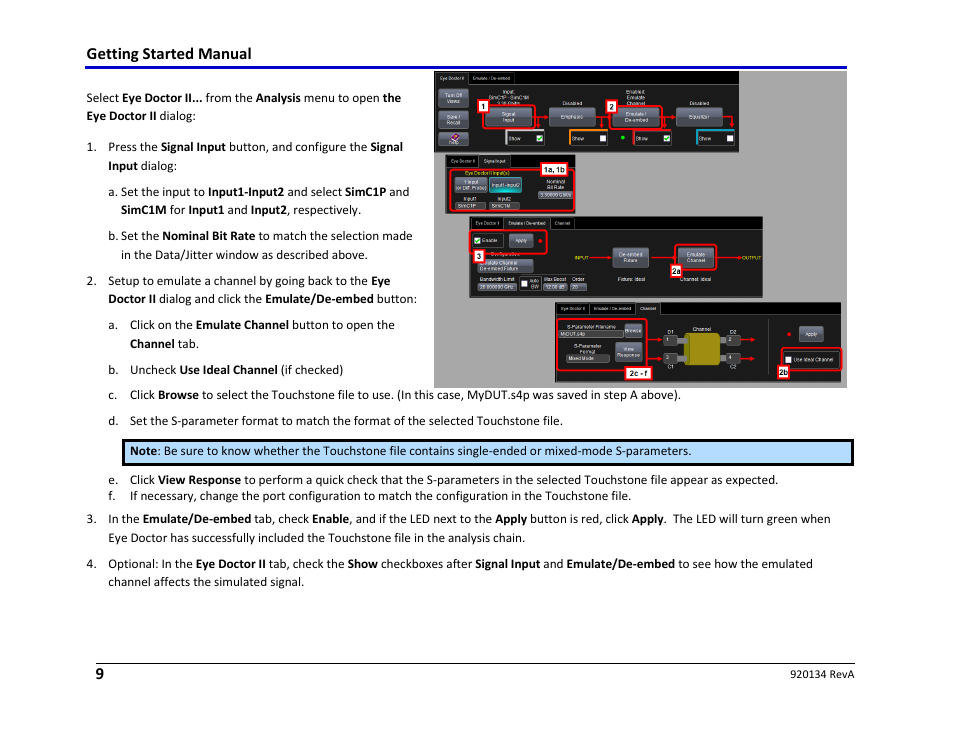 C. configure eye doctor | Teledyne LeCroy Signal Integrity Studio User Manual | Page 9 / 14